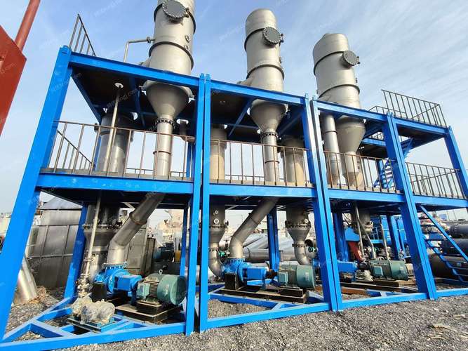 九成新3效5噸強制循環蒸發器 化工設備優選，型號齊全